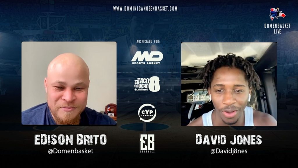David Jones en Domenbasket Live Martes 18 de Mayo del 2021