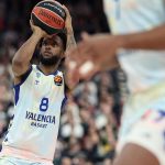 Montero 13 puntos, 8 asistencias, +17 de valoración en derrota de Valencia Basket