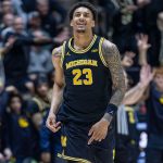 Lendeborg +19 de valoración en triunfo 25 para Michigan