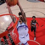 García 6 puntos en derrota de Jazz ante Blazers