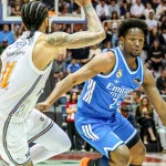 Feliz 17 puntos, +24 de valoración liderando Real Madrid ante Girona