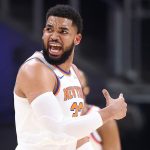 Towns doble-doble 54 en triunfo de Knicks ante Hawks