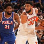 Towns +24 de valoración en triunfo de Knicks ante 76ers