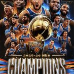 Karl Towns y sus Knicks Campeones 2026