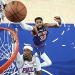 Towns +10 de valoración en derrota de Knicks ante 76ers
